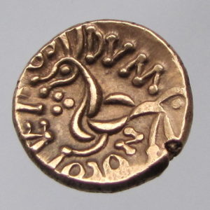 Celtic Gold Stater Corieltauvi Volisios Dumnocoveros-0