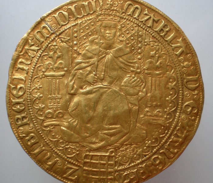 Mary Gold Sovereign 1553-1554AD -0