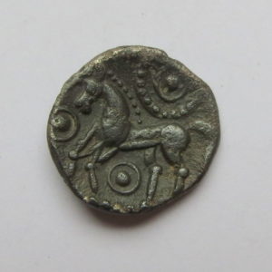 Celtic Silver Unit Corieltauvi Boar/Horse Type 45- 10BC-3642