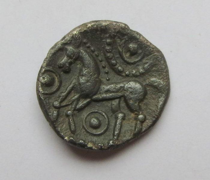 Celtic Silver Unit Corieltauvi Boar/Horse Type 45- 10BC-3642