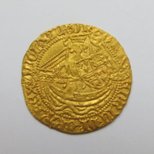 Henry V Gold Half Noble 1413-1422AD-3809