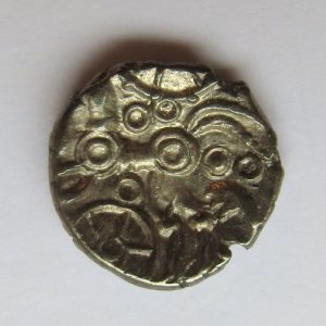 Celtic Gold Quarter Stater East Wilts ' Wiltshire Wheels' 1st Century AD-4064