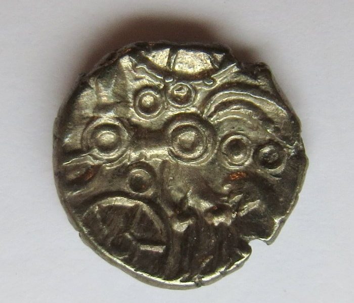 Celtic Gold Quarter Stater East Wilts ' Wiltshire Wheels' 1st Century AD-4064