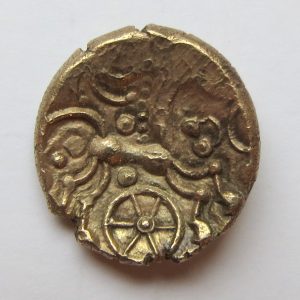 Celtic Gold Stater East Wilts Savernake Forest Type 1st Century AD-4065