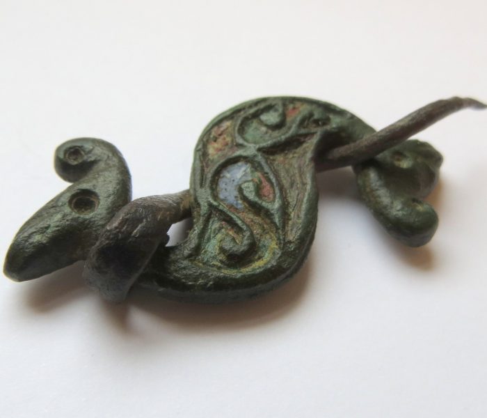Iron Age Dragonesque Brooch -4263