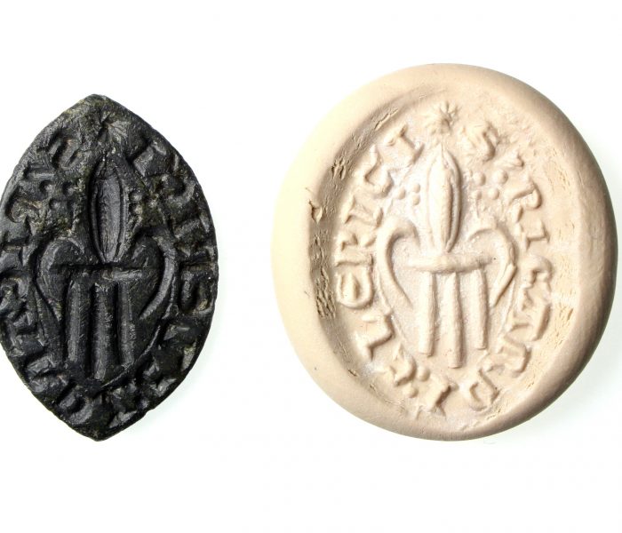 Medieval 15th Century Seal Matrix S'Ricardi: Clerici-19444