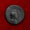 Sextus Pompey Silver Plated Denarius 42-38BC - Image 3