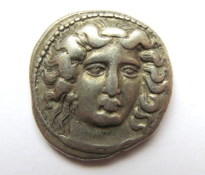 Thessaly, Larissa AR Teradrachm 400-344BC-5127