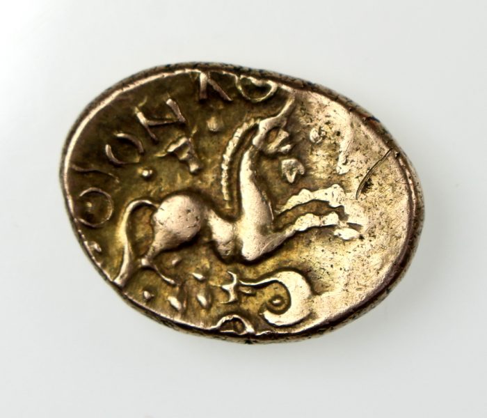 Celtic Gold Stater Cantii Dubnovellaunus 25BC-5AD-13396