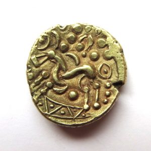 Celtic Gold Stater Corieltauvi Tribe, North East Coast Type 70-55BC-6121