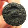 15th Century Medieval Bronze Seal Matrix - Pelican in Piety 14th/15th Century AD-6172
