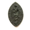 14th/15th Century Large Bronze Ecclesiastical Vesica Seal Matrix-6184