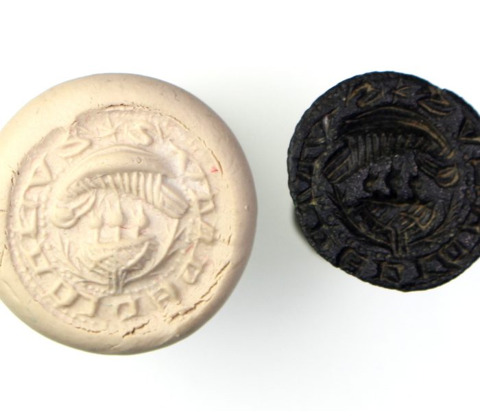 15th Century Medieval Bronze Seal Matrix - Pelican in Piety 14th/15th Century AD-15213