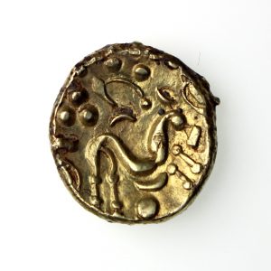 Celtic Gold Stater Gallo Belgic Ambiani E 50BC -15188