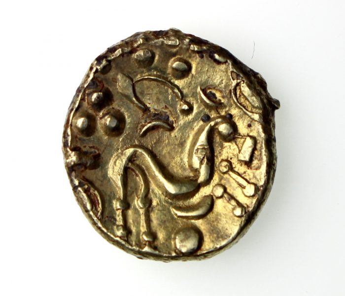 Celtic Gold Stater Gallo Belgic Ambiani E 50BC -15188