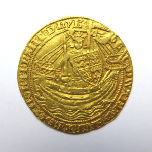 Edward III Gold Noble 1327-1377AD Pre-Treaty Period Series D ext. Rare-6568