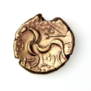 Celtic Gold Stater Corieltauvi Kite Type 45-10BC-15211