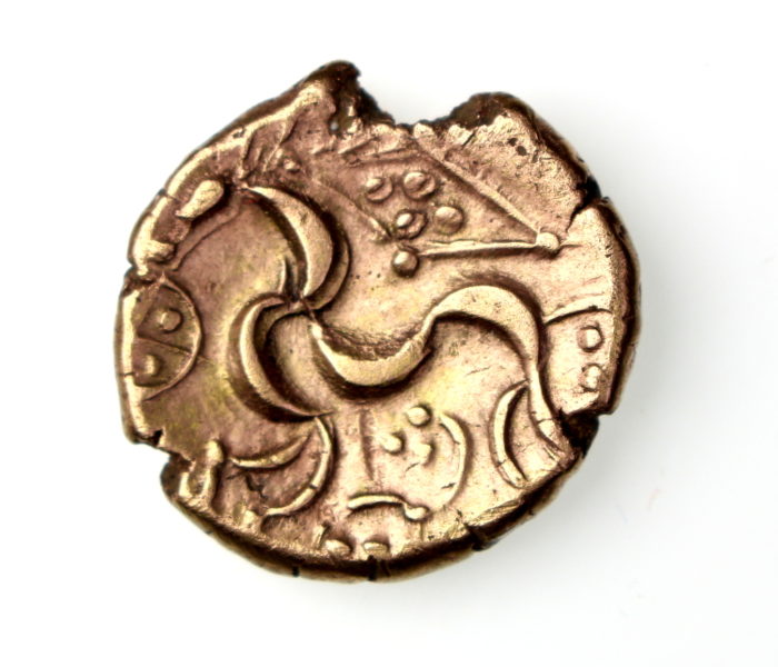 Celtic Gold Stater Corieltauvi Kite Type 45-10BC-15211