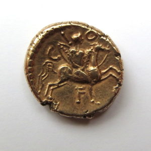 Celtic Gold Stater Atrebates Verica 10-40AD-6676