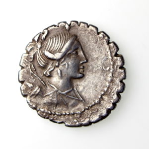 A. Postumius A. f. Albinus Silver Denarius 81BC-17630