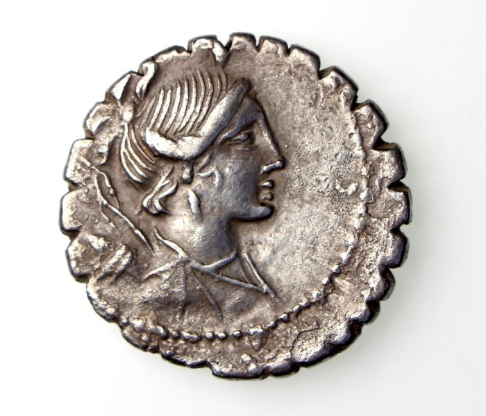 A. Postumius A. f. Albinus Silver Denarius 81BC-17630