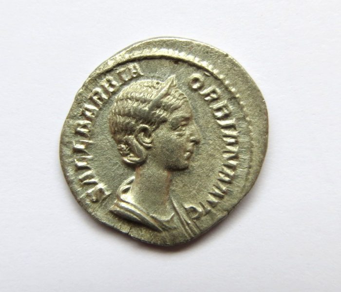Orbiana Silver Denarius w. of Sev. Alexander 222-235AD-7343