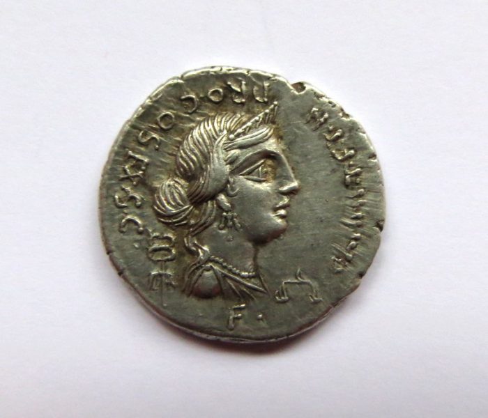 C. Annius T.f. T.n. Luscus and L. Fabius L.f. Hispaniensis Silver Denarius 82-81BC-7490