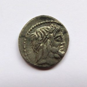 M. Volteius Mf Silver Denarius 78 BC-7492