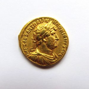 Hadrian Gold Aureus 117-138AD Rome-7716