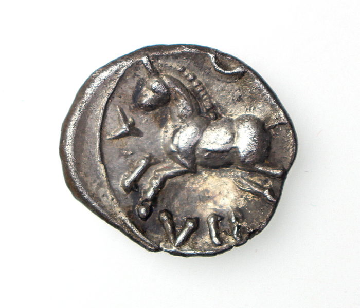 Catuvellauni, Dias Silver Unit 1-10AD rare-0