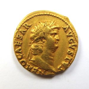 Nero Gold Aureus 54-68AD-7965