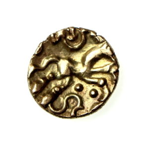 Cantii, Gold Quarter Stater Kentish Horse Brooch 50BC-18246