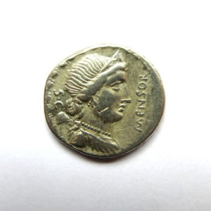 L. Farsuleius Mensor Silver Denarius 75BC-8229