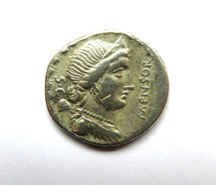 L. Farsuleius Mensor Silver Denarius 75BC-8229