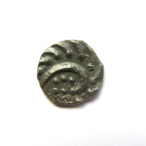 Aethelred of Mercia, Silver Sceat 674-704AD Rare-8365