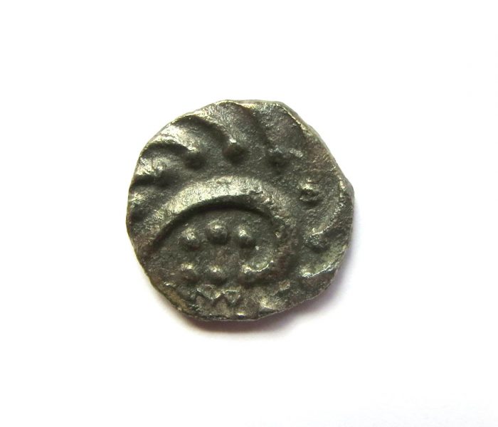 Aethelred of Mercia, Silver Sceat 674-704AD Rare-8365