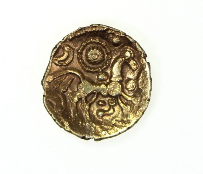 Dobunni, Uniscribed Gold Quarter Stater 50-25BC -11430