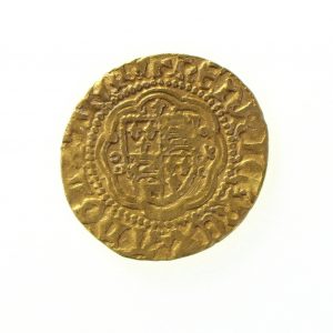 Henry V Gold Quarter Noble 1413-1422AD-11483