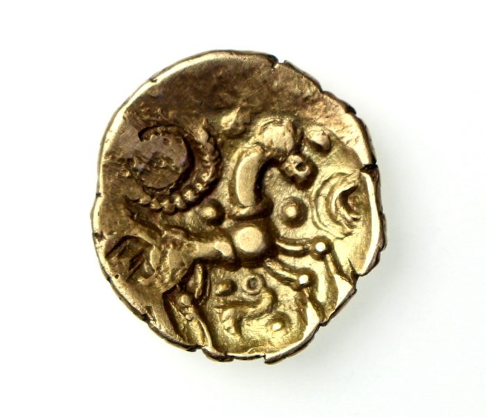 Dobunni Uninscribed Gold Quarter Stater 50-25BC-18250