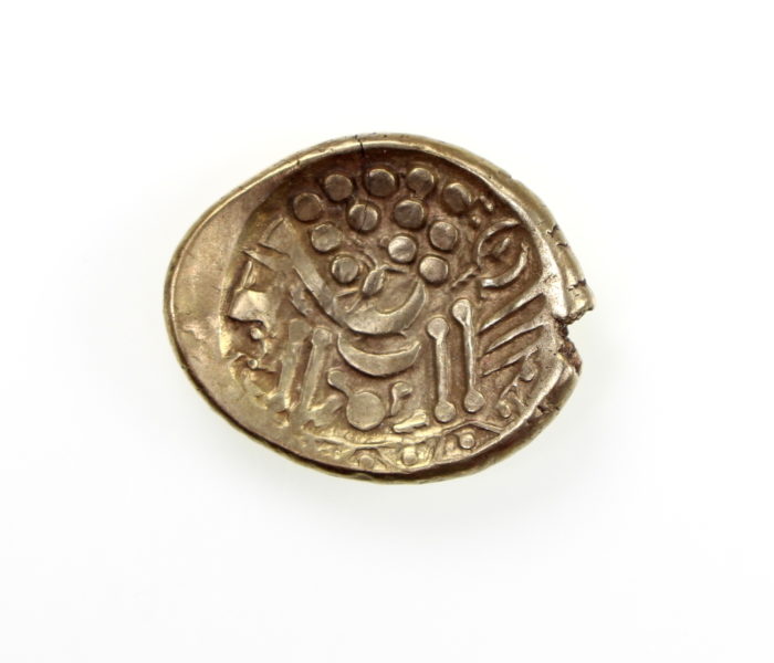 Belgae, Chute Type Gold Stater 50BC-10764