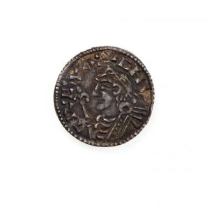 Cnut Silver Penny 1016-1035AD Hertford, rare-10941