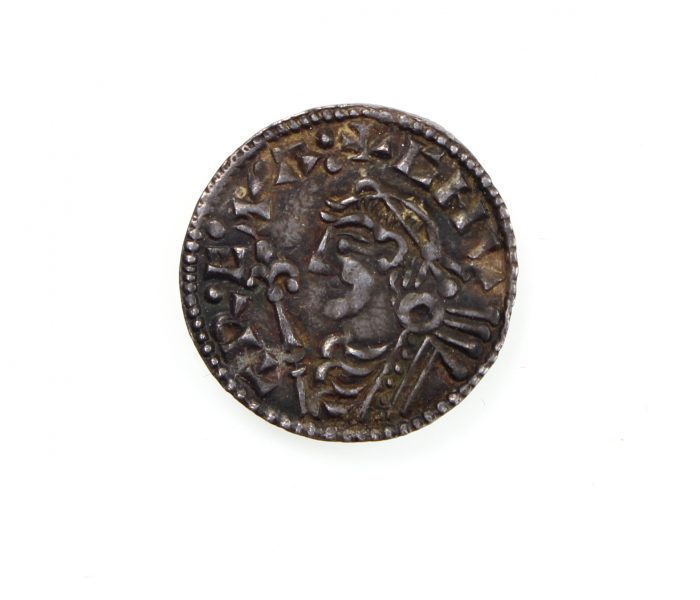Cnut Silver Penny 1016-1035AD Hertford, rare-10941
