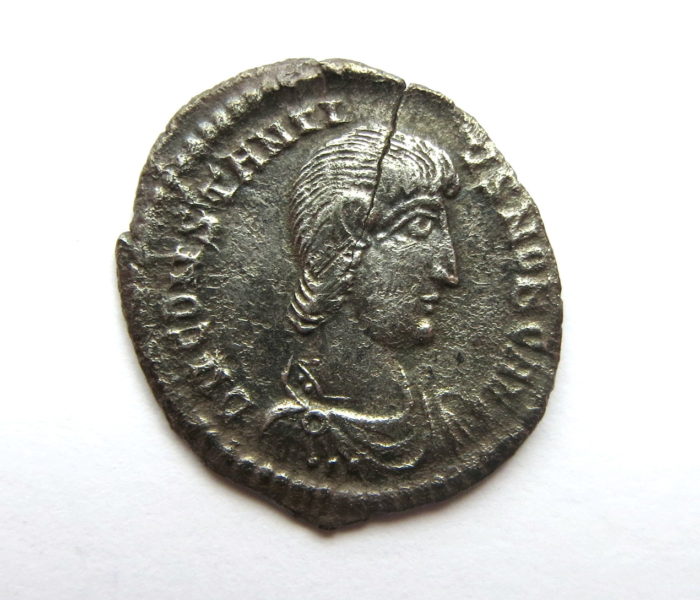 Constantius Gallus Silver Siliqua 351-354AD Rare -8787