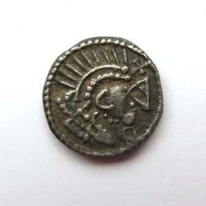 Anglo Saxon Silver Sceat 680-710AD Saroaldo type-11305