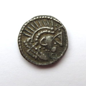 Anglo Saxon Silver Sceat 680-710AD Saroaldo type-11305