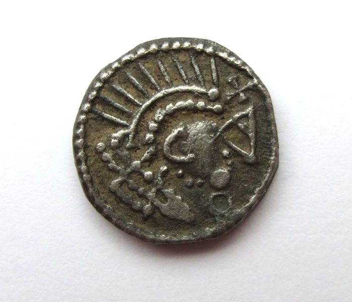 Anglo Saxon Silver Sceat 680-710AD Saroaldo type-11305