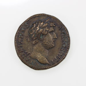 Hadrian Bronze Sestertius 117-138AD -10843