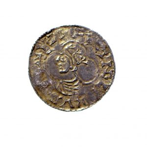 Cnut AR penny 1016-1035AD Salisbury -11457