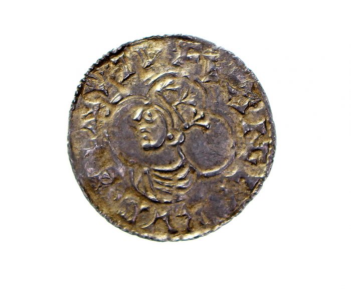Cnut AR penny 1016-1035AD Salisbury -11457