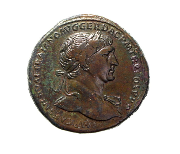 Trajan Bronze Sestertius 98-117AD-11440